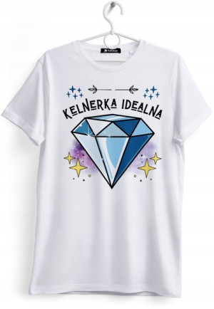 Koszulka Damska T-Shirt Dla Kelnerki na Prezent