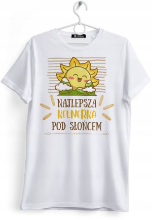 Koszulka Damska T-Shirt Dla Kelnerki na Prezent