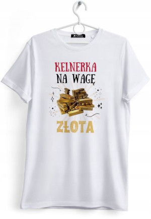 Koszulka Damska T-Shirt Dla Kelnerki na Prezent