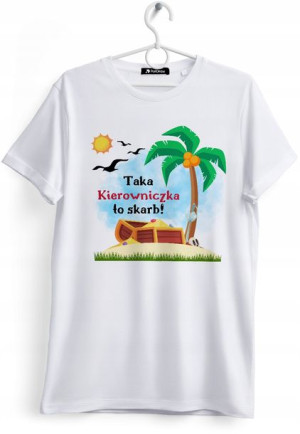 Koszulka Damska T-Shirt Dla Kierowniczki Prezent