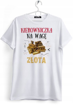 Koszulka Damska T-Shirt Dla Kierowniczki Prezent