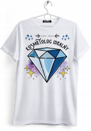 Koszulka Damska T-Shirt Dla Kosmetologa na Prezent