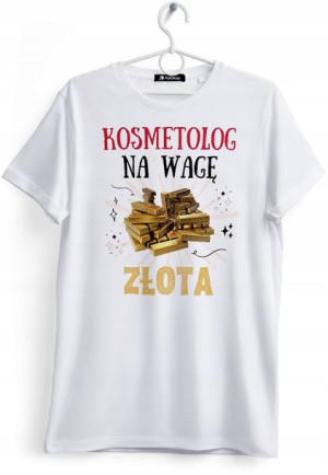 Koszulka Damska T-Shirt Dla Kosmetologa na Prezent