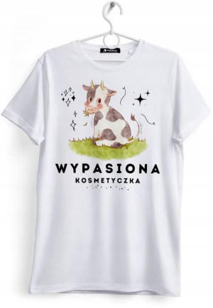 Koszulka Damska T-Shirt Dla Kosmetyczki na Prezent