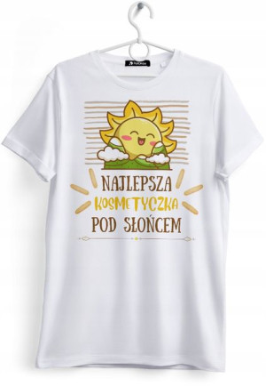 Koszulka Damska T-Shirt Dla Kosmetyczki na Prezent