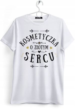 Koszulka Damska T-Shirt Dla Kosmetyczki na Prezent