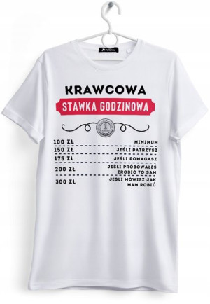 Koszulka Damska T-Shirt Dla Krawcowej na Prezent