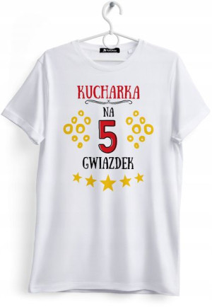 Koszulka Damska T-Shirt Dla Kucharki na Prezent