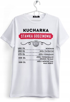 Koszulka Damska T-Shirt Dla Kucharki na Prezent