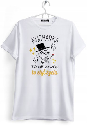 Koszulka Damska T-Shirt Dla Kucharki na Prezent