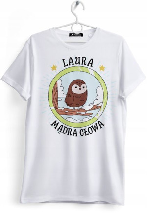 Koszulka Damska T-Shirt Dla Laury na Prezent