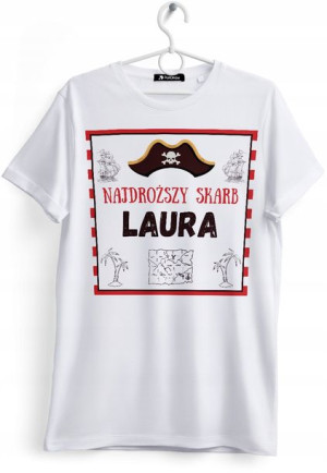 Koszulka Damska T-Shirt Dla Laury na Prezent