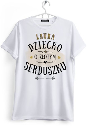 Koszulka Damska T-Shirt Dla Laury na Prezent