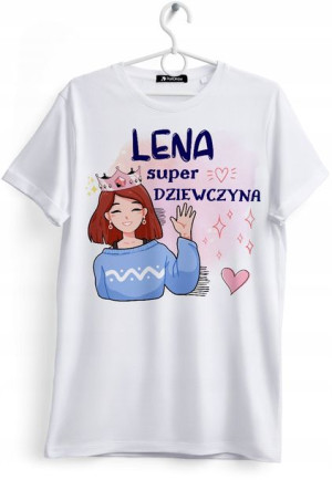 Koszulka Damska T-Shirt Dla Leny na Prezent
