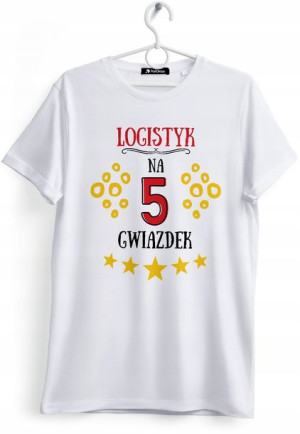 Koszulka Damska T-Shirt Dla Logistyka na Prezent