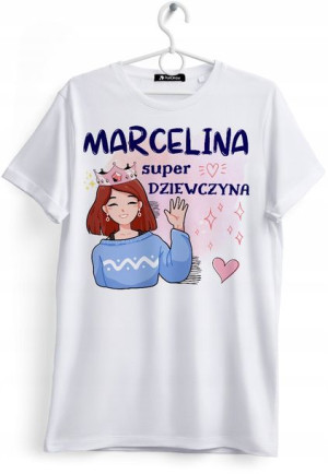Koszulka Damska T-Shirt Dla Marceliny na Prezent