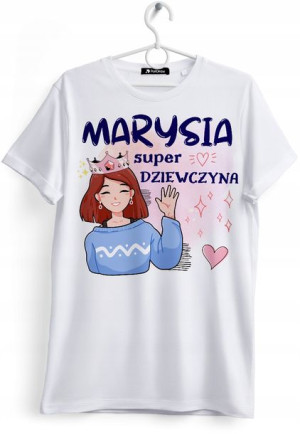 Koszulka Damska T-Shirt Dla Marysi na Prezent