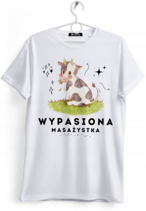 Koszulka Damska T-Shirt Dla Masażystki na Prezent