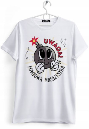 Koszulka Damska T-Shirt Dla Masażystki na Prezent
