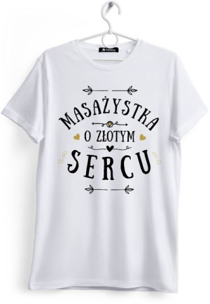 Koszulka Damska T-Shirt Dla Masażystki na Prezent
