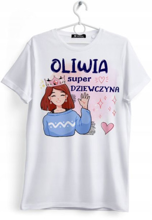 Koszulka Damska T-Shirt Dla Oliwii na Prezent