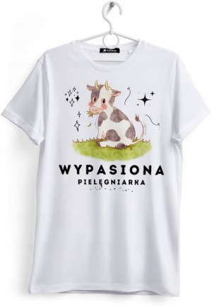 Koszulka Damska T-Shirt Dla Pielęgniarki Prezent