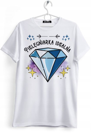 Koszulka Damska T-Shirt Dla Pielęgniarki Prezent