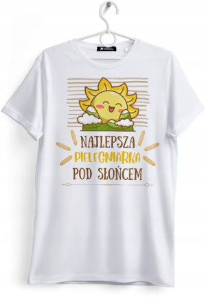 Koszulka Damska T-Shirt Dla Pielęgniarki Prezent