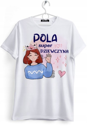 Koszulka Damska T-Shirt Dla Poli na Prezent