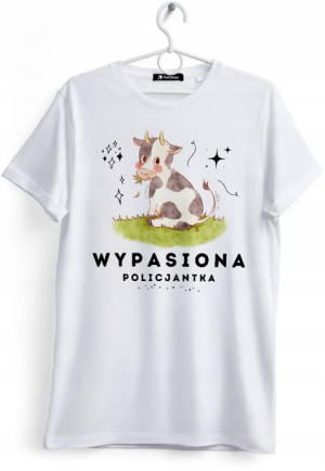 Koszulka Damska T-Shirt Dla Policjantki na Prezent
