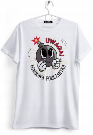 Koszulka Damska T-Shirt Dla Policjantki na Prezent