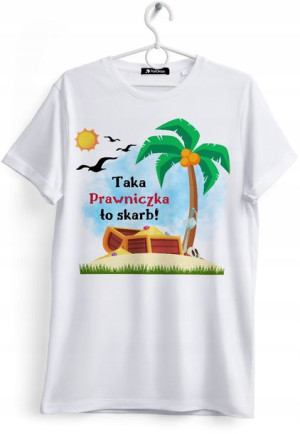 Koszulka Damska T-Shirt Dla Prawniczki na Prezent