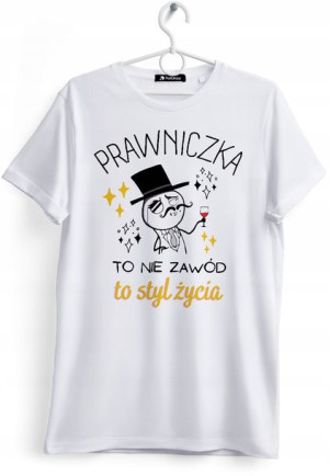 Koszulka Damska T-Shirt Dla Prawniczki na Prezent