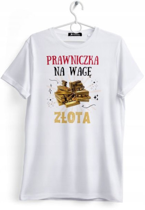 Koszulka Damska T-Shirt Dla Prawniczki na Prezent