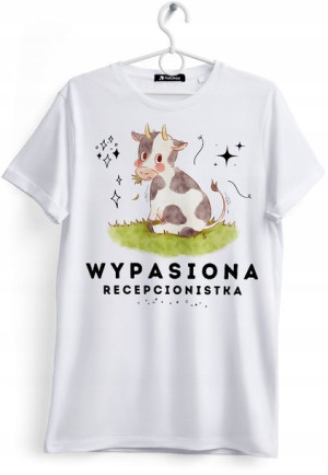 Koszulka Damska T-Shirt Dla Recepcjonistki Prezent