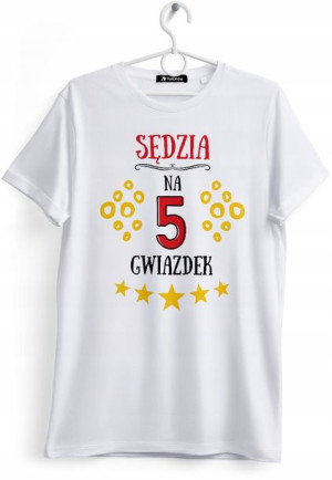Koszulka Damska T-Shirt Dla Sędzi na Prezent