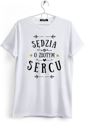 Koszulka Damska T-Shirt Dla Sędzi na Prezent
