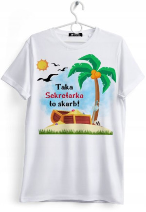 Koszulka Damska T-Shirt Dla Sekretarki na Prezent