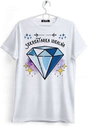 Koszulka Damska T-Shirt Dla Sekretarki na Prezent