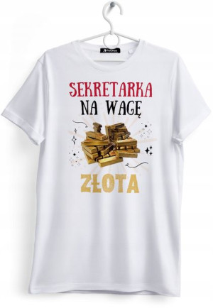 Koszulka Damska T-Shirt Dla Sekretarki na Prezent