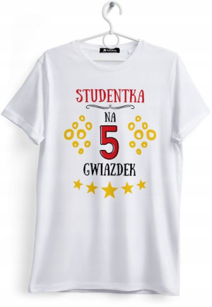 Koszulka Damska T-Shirt Dla Studentki Prezent
