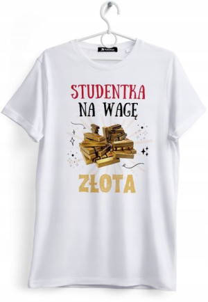 Koszulka Damska T-Shirt Dla Studentki Prezent