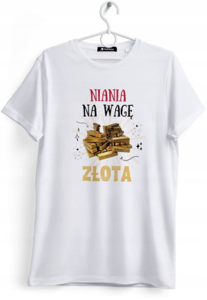 Koszulka Damska T-Shirt Dla Super Niani na Prezent