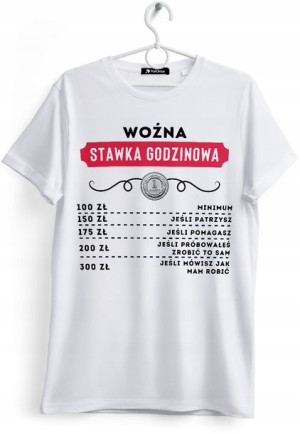 Koszulka Damska T-Shirt Dla Super Woźnej Prezent