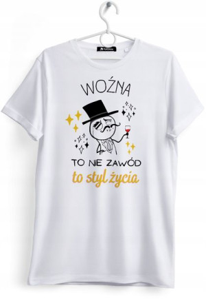 Koszulka Damska T-Shirt Dla Super Woźnej Prezent