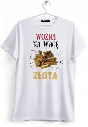 Koszulka Damska T-Shirt Dla Super Woźnej Prezent