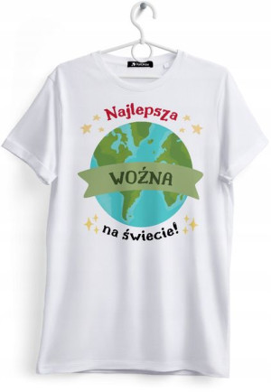 Koszulka Damska T-Shirt Dla Super Woźnej Prezent