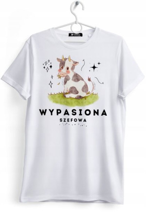 Koszulka Damska T-Shirt Dla Szefowej na Prezent
