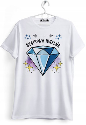 Koszulka Damska T-Shirt Dla Szefowej na Prezent