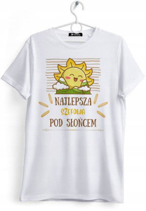 Koszulka Damska T-Shirt Dla Szefowej na Prezent